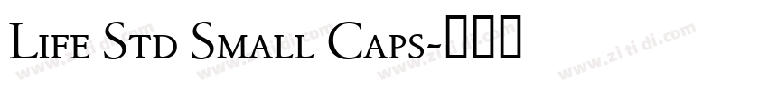 Life Std Small Caps字体转换
